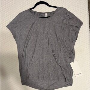 Lululemon Athletica Gray Dolman Sleeve Relaxed Tee